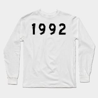 1992 year | simple black Long Sleeve T-Shirt